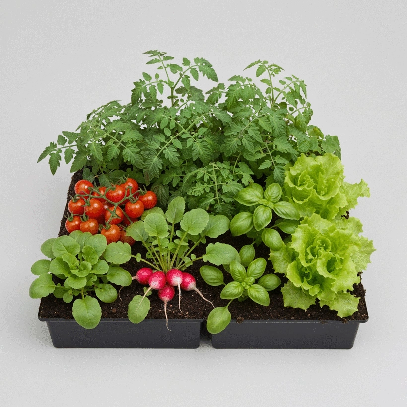 Best Compact Vegetables and Herbs for Small-Space Home Gardens